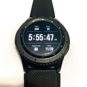 Samsung gear s3 frontier smartwatch black
